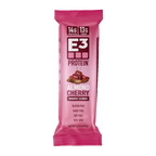 Almond Cherry E3 Energy Cubes | High-Fiber, All-Natural Protein Bars (12 bars)