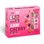 Almond Cherry E3 Energy Cubes | High-Fiber, All-Natural Protein Bars (12 bars)