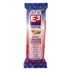 Apple Cinnamon E3 Energy Cubes | High-Fiber, All-Natural Protein Bars (12 bars)