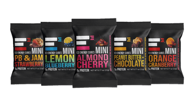 MINI E3 Energy Cubes Variety Pack - Mini Protein Bars (20 minis)