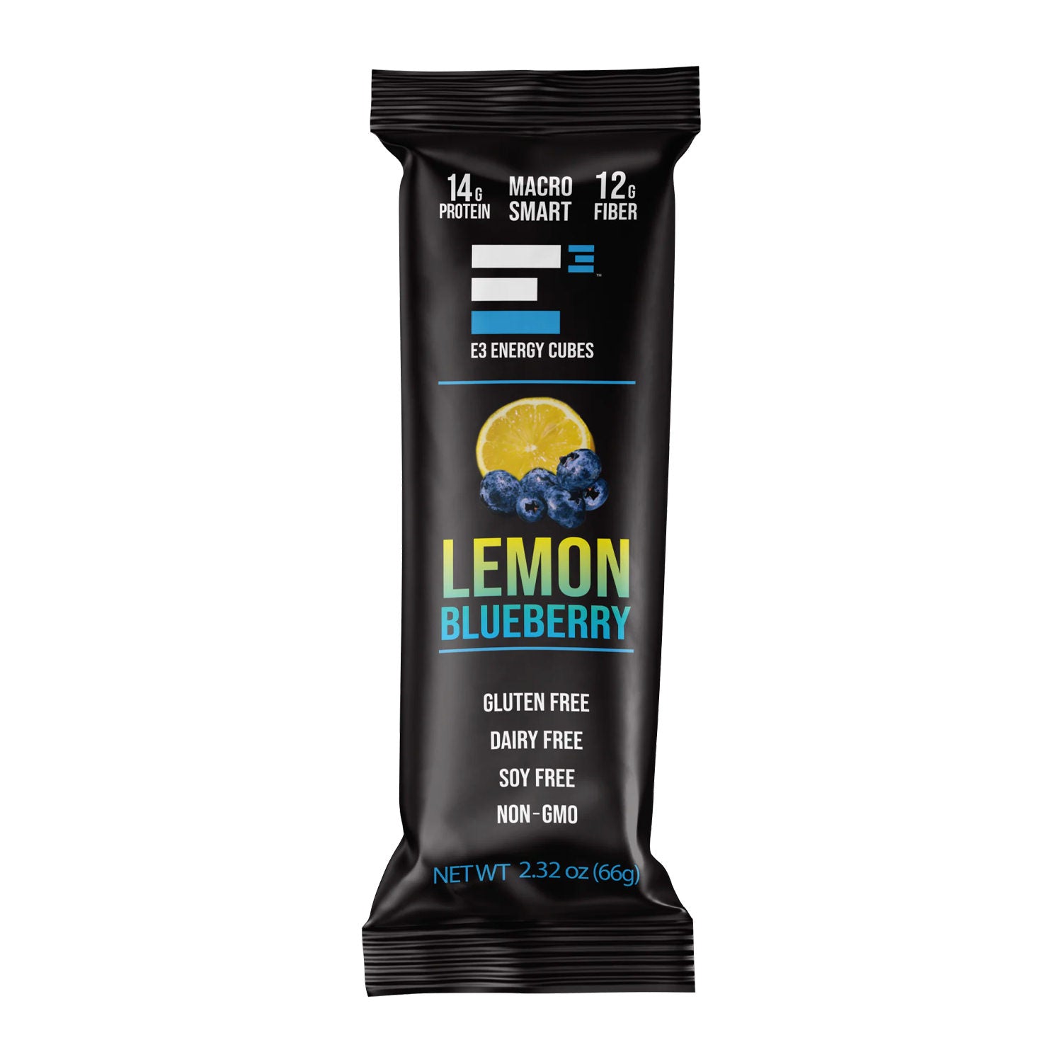 Lemon Blueberry Protein Bars - Gluten-Free, Soy-Free, & Dairy-Free