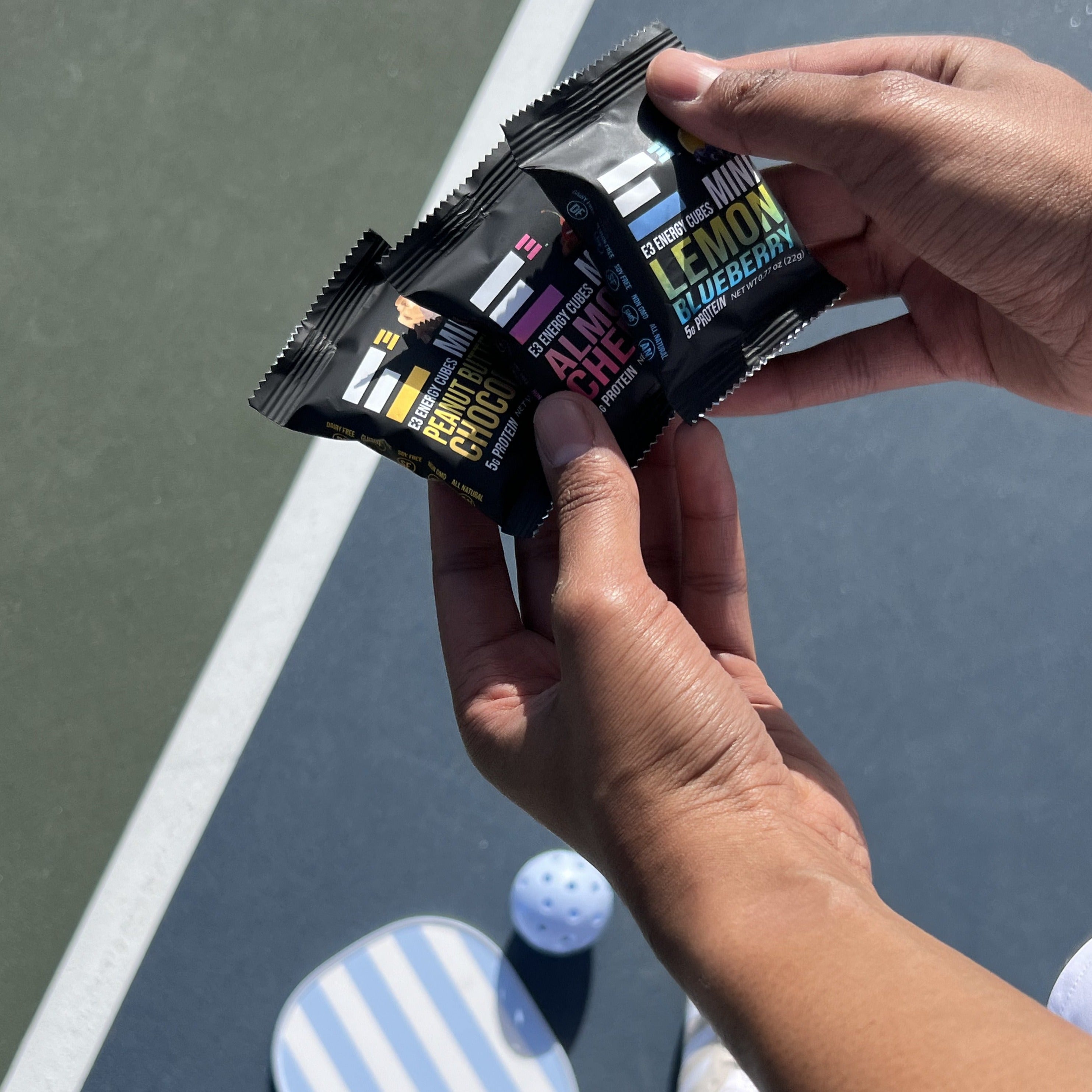 MINI E3 Energy Cubes Orange Cranberry Pack - Mini Protein Bars (20 minis)