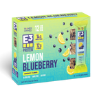 Lemon Blueberry E3 Energy Cubes | High-Fiber, All-Natural Protein Bars (12 bars)