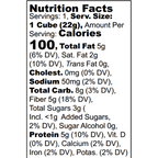 MINI E3 Energy Cubes Peanut Butter Chocolate Pack - Mini Protein Snacks (20 minis)