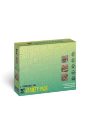 green and yellow variety pack box e3 protein bars, mixed variety pack of 12 